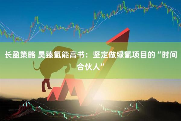 长盈策略 昊臻氢能高书：坚定做绿氢项目的“时间合伙人”